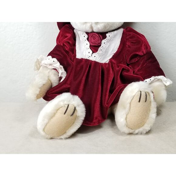 The Brass Button Pearl 11" Pickford Teddy Bears 1985 Stuffed Animal Vintage - Picture 3 of 12